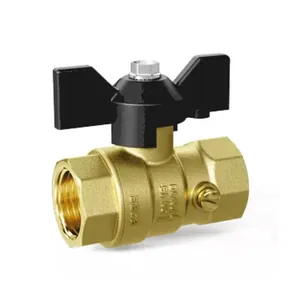 Кран шаровой для манометра Ду 15 Ру 16 бабочка LD Pride LD 44.340.15.2 ГОСТ Р 59553 thumbnail